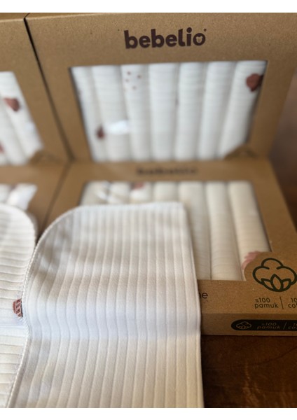 7’li Fındık Desenli Bebek Ağız Mendili Seti fırsatları