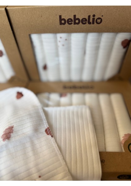 7’li Fındık Desenli Bebek Ağız Mendili Seti indirimleri