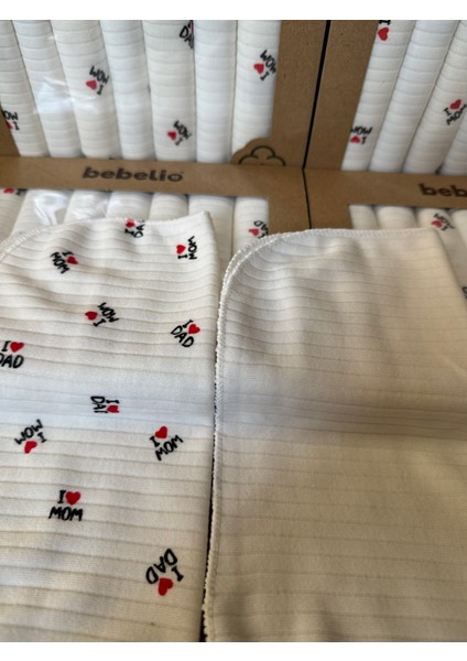 7’li “ı ❤️ Mom” Yazılı Bebek Ağız Mendili Seti fırsatları