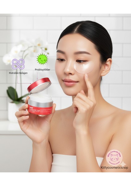 Kırmızı Lakto Kolajen Göz Bandı 60 Adt modelleri
