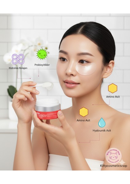 Kırmızı Lakto Kolajen Göz Bandı 60 Adt fırsatları