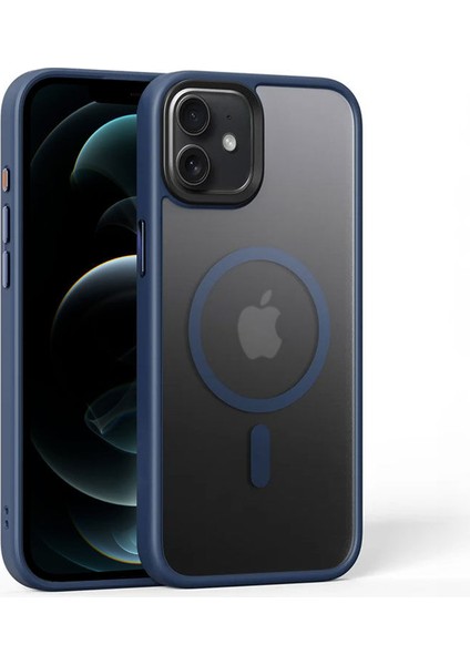Apple iPhone 11 Uyumlu Kılıf Zebana Fros Silikon Kılıf (Kablosuz Şarj Destekli) Lacivert indirimleri