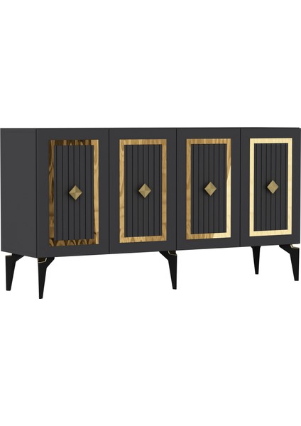 Noradd Konsol Antrasit-Altın modelleri