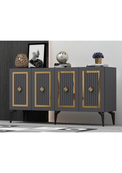 Noradd Konsol Antrasit-Altın fırsatları