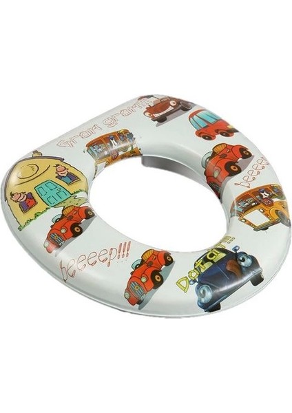 Baby Kids Çocuk-Bebek Pratik Yumuşak Süngerli Desenli Klozet Adaptörü ( Lisinya )