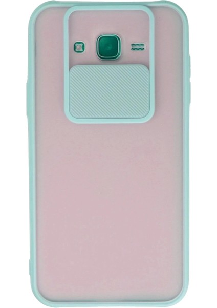 Samsung Galaxy J7 Kılıf Palm Buzlu Kamera Sürgülü Silikon UAZ-(5796)