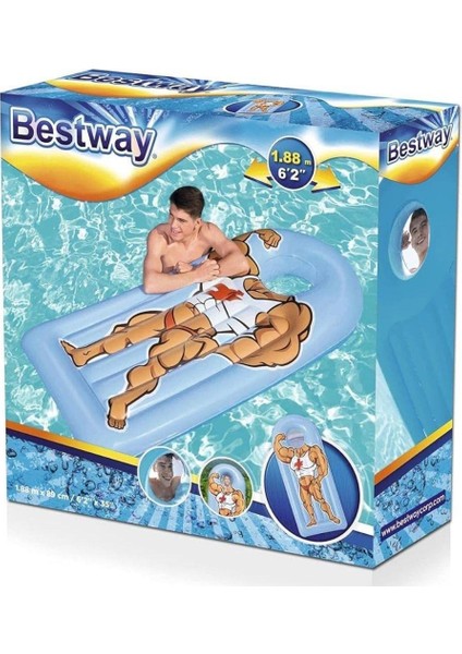 Bestway Fotoğraf Pencereli Yatak 188X89 cm - 43421 (Lisinya) fiyatları