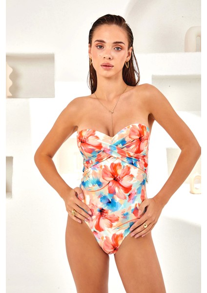 Lapıeno 4101 Dolgulu Kaplı Straplez Mayo