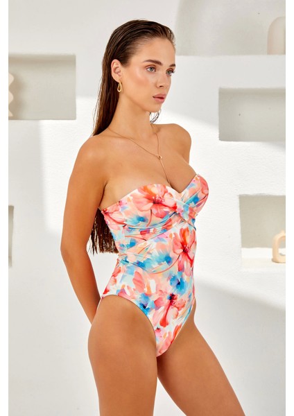 Lapıeno 4101 Dolgulu Kaplı Straplez Mayo modelleri