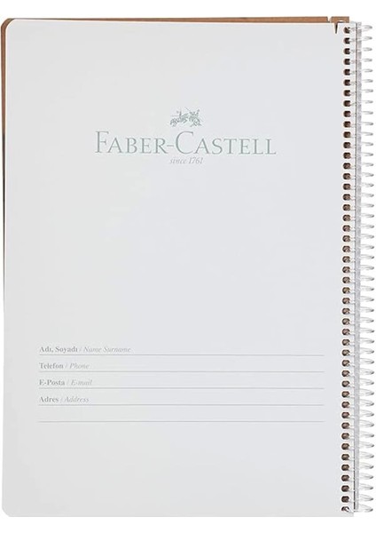 Faber-Castell Anadolu Mirası Spiralli Defter, A4, 120 Yaprak, 70G Kağıt, Çizgili, Dayanıklı Kapak fırsatları