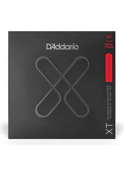 D'addario XTC45 Klasik Gitar Tel Seti, Nylon Core, Silverplated fiyatları
