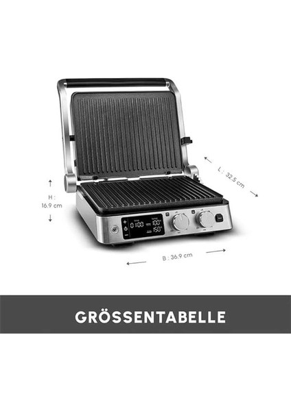 Compact Steel Inox 2008 Izgara ve Tost Makinesi
