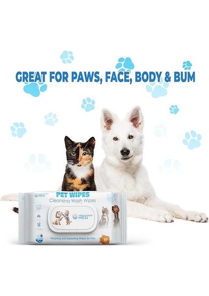 Köpek Temizleme Mendili (4'lü Set, 200 Adet)