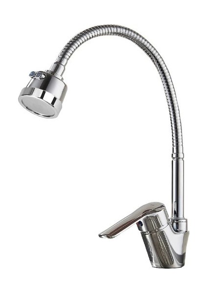 Mix Kuğu Mutfak Evye Batarya 3 Fonksiyonlu Oynar Başlıklı ( Lisinya )