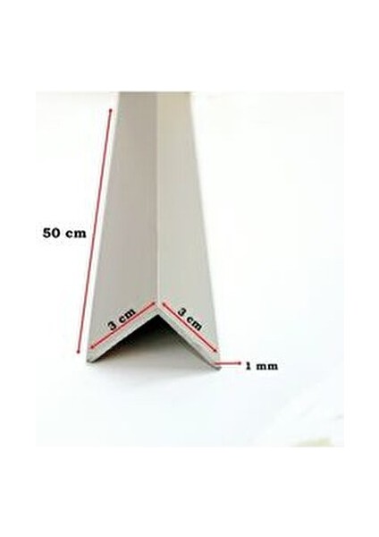 Alüminyum Köşe Profili Alüminyum Köşebent L Profil ( 3 cm x 3 cm x 50 Cm) fiyatları