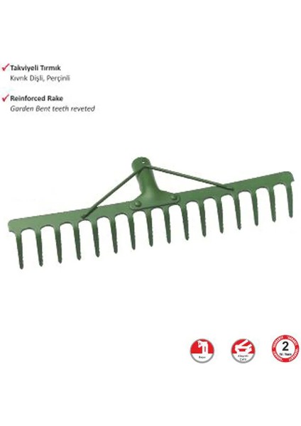 Takviyeli Tırmık 12 Diş - Lisinya