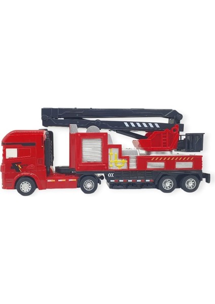 Metal Itfaiye Arabası - Merdivenli 26CM - 706-43 (Lisinya) fiyatları