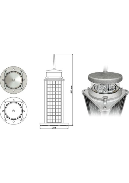 LN59-MLS Gps Senkron Çakar Fener fiyatları