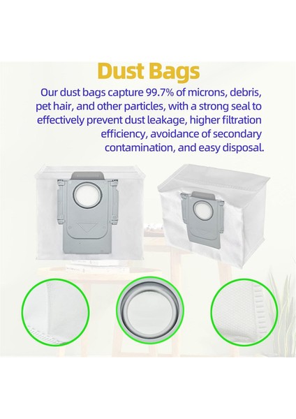 Roborock Q7/q7+/q7 Için Max+/q7 Max Plus Robot Vakum Süpürge Ana Yan Fırça Hepa Filtre Mop Bez Torbaları Yedek Parçalar (Yurt Dışından) fırsatları