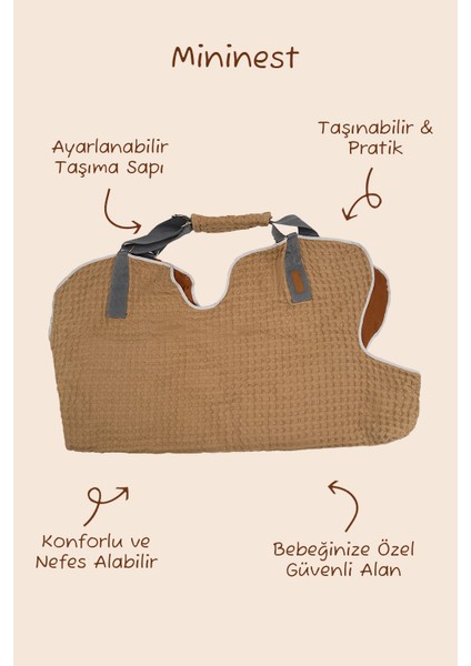 Mininest Bebek Taşıyıcısı – Güvenli, Rahat ve Taşınabilir Uyku Alanı indirimleri
