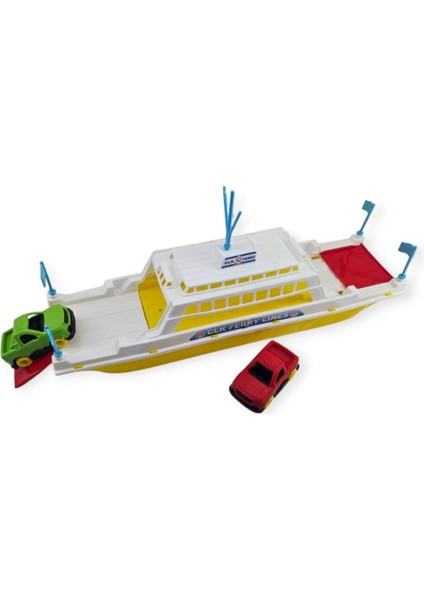 Feribot Araç Taşııyan Gemi 45 cm - Sarı (Lisinya) fırsatları