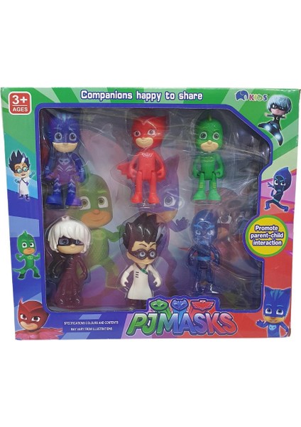Pj Mask 6 Lı Figür Set - 1166 (Lisinya)