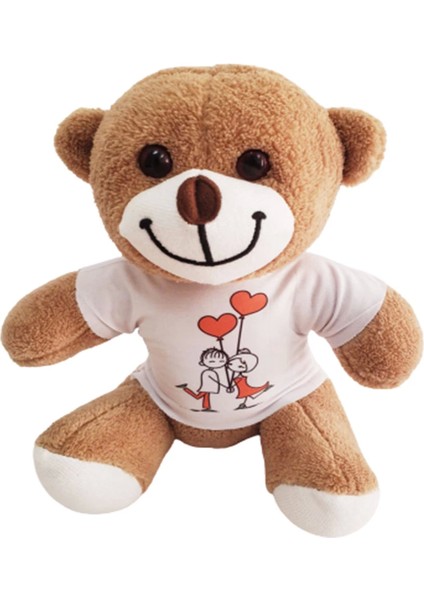 Sevimli Tişörtlü Peluş Ayicik - Lisinya