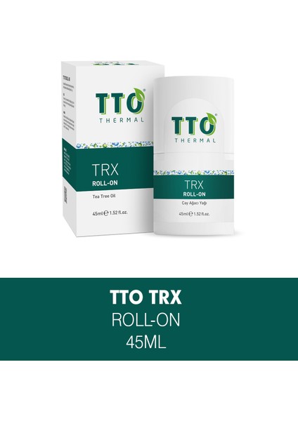 Tto Trx El,ayak, Koltuk Altı Terleme Önleyici Roll-On 45 ml (Çay Ağacı Yağı / Tea Tree Oıl)