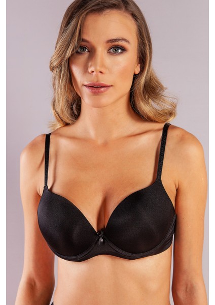 Garabina Foam Cup Push Up Bra, Siyah Konforlu ve Şık Sütyen