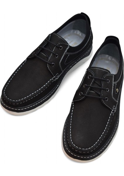 TAB2105 Ortopedik Taban Hakiki Deri Erkek Ayakkabı Günlük Erkek Tımbırlent Ayakkabı