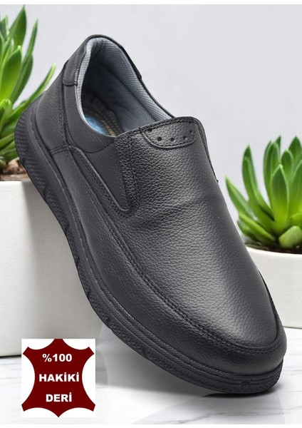 TAB202 Topuk Jelli Ortopedik Taban Hakiki Deri Erkek Ayakkabı Poli Hafif Taban