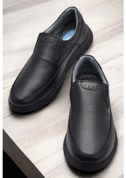 TAB202 Topuk Jelli Ortopedik Taban Hakiki Deri Erkek Ayakkabı Poli Hafif Taban