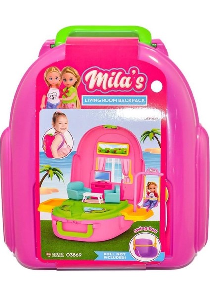 Nessiworld 03869 Mila'nın Oturma Odası Set Sırt Çantası - Fen Toys
