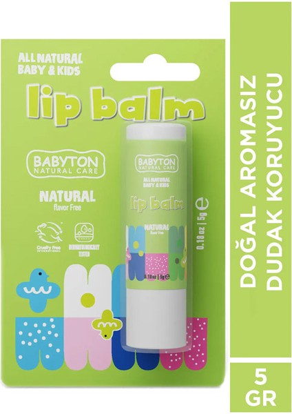 Nessiworld Babyton Bebek ve Çocuklar Için Doğal Dudak Koruyucu Balm Naturel modelleri