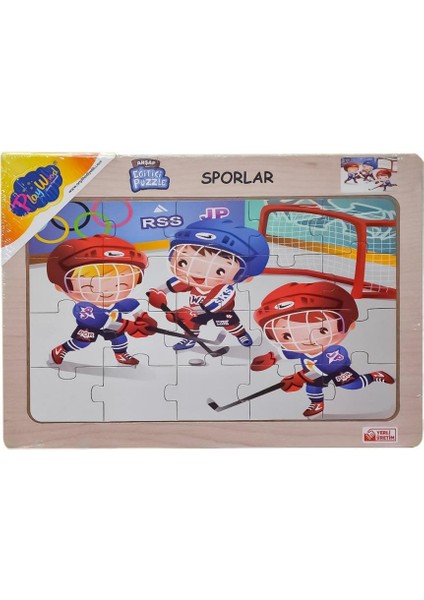 Nessiworld Ony-85-86-87-88 Ahşap Eğitici Puzzle Sporlar -Onyıl fiyatları