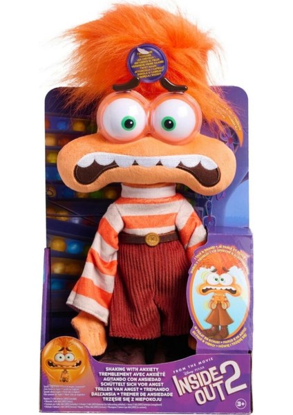 Nessiworld Inside Out 2 Endişe Sesli Hareketli Peluş modelleri