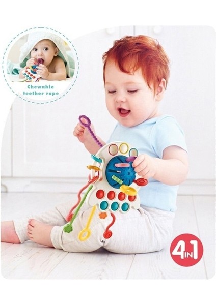 Nessiworld BIB68859-VARDEM Duyusal Montessori Oyuncaklar Toplu-Çekme Ipli fiyatları