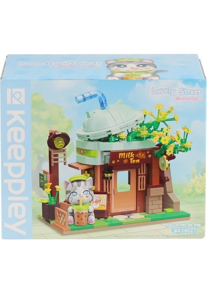 Nessiworld KP-28021 Keeppley Milk Tea Shop Blok Seti -Vagon Life