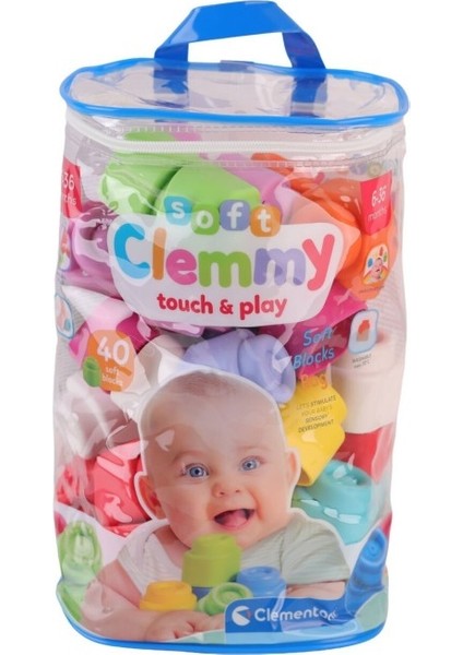 Nessiworld 17878 Soft Clemmy - Yumuşak Blok Çantası - 40 Parça 6-36 Ay fiyatları
