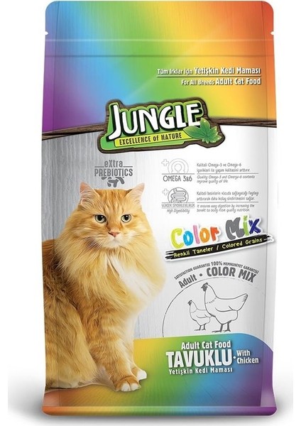 15 kg Colormix Tavuklu Kedi Maması.