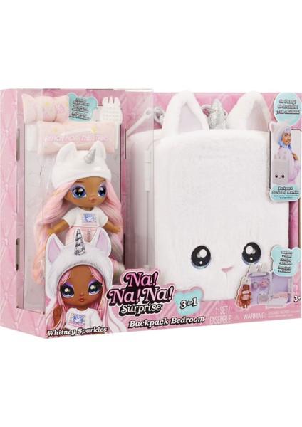 Nessiworld 592365 Nanana Surprise 3ü1 Arada Büyük Sırt Çantalı Set - Whitney Sparkles indirimleri