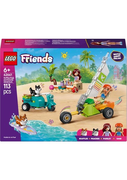 Nessiworld LEGO Friends Sörfçü Köpekler ve Scooter Macerası 42641 fırsatları