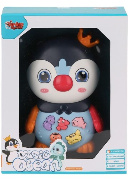 Nessiworld JLG-855-115A Işıklı ve Müzikli Penguen Pianosu -Vardem Oyuncak