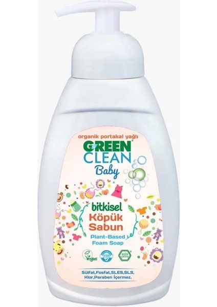 Nessiworld Green Clean Baby Köpük Sabun 450 ml