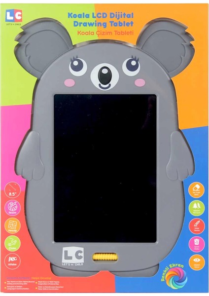 Nessiworld Lc Sevimli Koala Çizim Tableti 22 cm fiyatları
