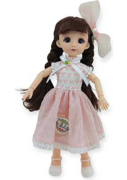 Anbibi Premium Bebek Hareketli Aksesuarlı - WX197-1-PEMBE (Lisinya)