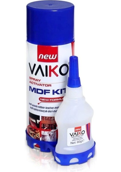 Vaıko 200ML + 20G Plastik Mdf Seramik Hızlı Yapıştırıcı - Lisinya