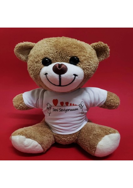 Seni Seviyorum Temalı Peluş Ayıcık - Lisinya