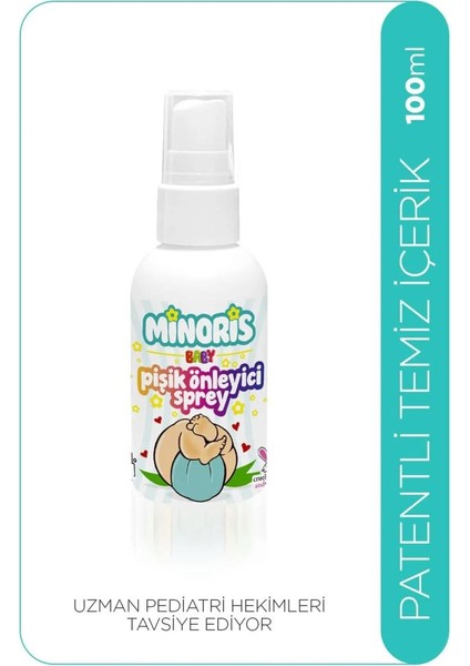 Nessiworld Minoris Baby Organik Pişik Önleyici Sprey 100ML