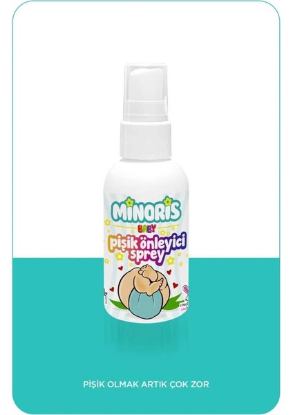 Nessiworld Minoris Baby Organik Pişik Önleyici Sprey 100ML fiyatları